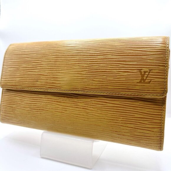 Louis Vuitton Handbags - LV Epi Yellow Long Wallet 1996 Spain